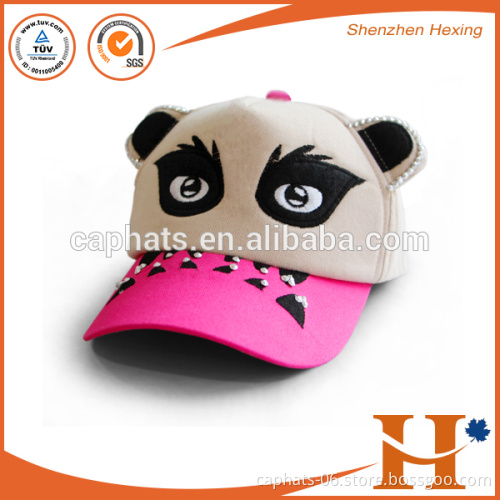 2016 cute holiday animal hats for kids curve bill hat for childrens